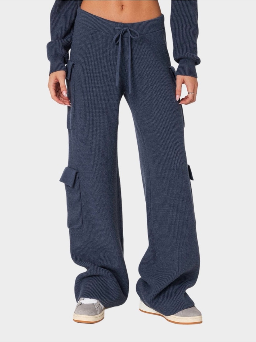 EDIKTED Wynter Knit Cargo Pants